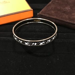 Hermès Balcons du Guadalquivir Narrow Bangle